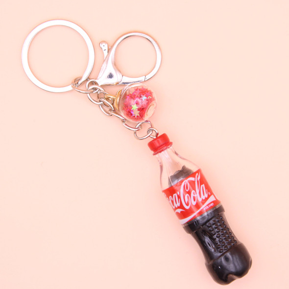 Soda Bottle Key Chains w/ Clip Mx Styles .70 each