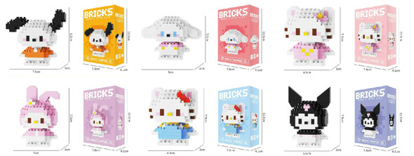 DIY 6 Style Mixed Novelty Set 12 per display box .75 each