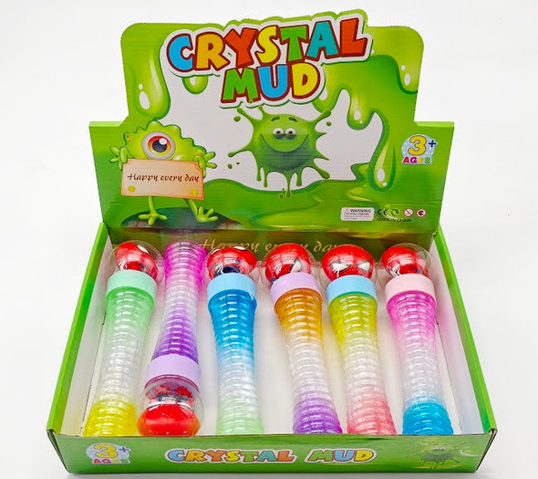 10" X-Large Slime Putty In Tube w/ Squishy 6 pcs per display box $1.50 each