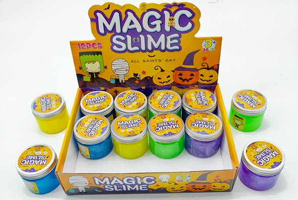 3" Halloween Magic Slime 12 per display box .80 each