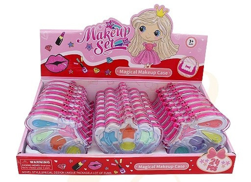 Children's Princess Crown & Butterfly Play Makeup Set 24 pcs per display box .75 each