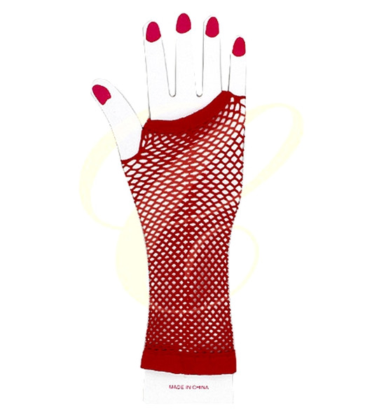 Long Fishnet Fingerless Gloves Asst Colors .70 each