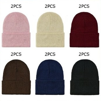 BEST BUY Adult Classic Cuffed Knit Beanie Asst Colors $1.16 each