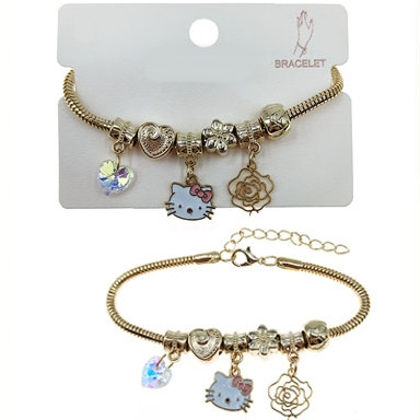 Novelty Charm Coil Adjustable Bracelet .70 each