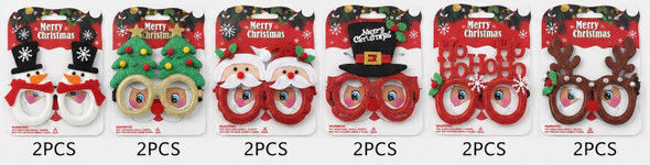 Christmas Novelty Party Glasses .70 each