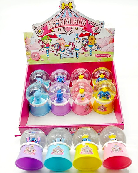 4" Novelty Slime Putty In Snow Globe 12 pcs per display box $1.00 each