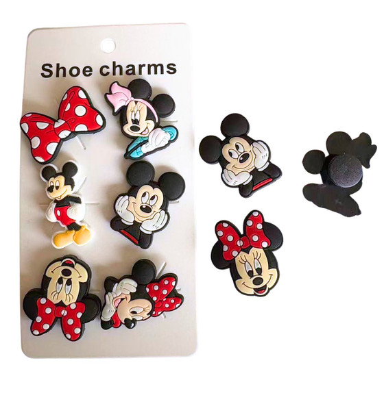 6 Pk Set of Shoe Charms Novelty Theme .75 per set
