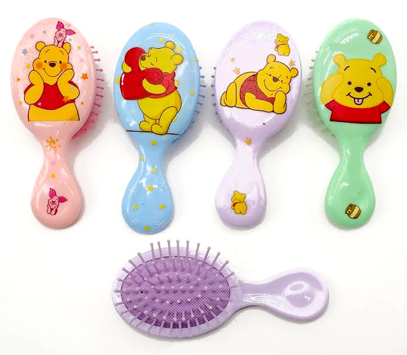 5.3" Novelty Print Gift Hair Brushes 12 per pk .70 each