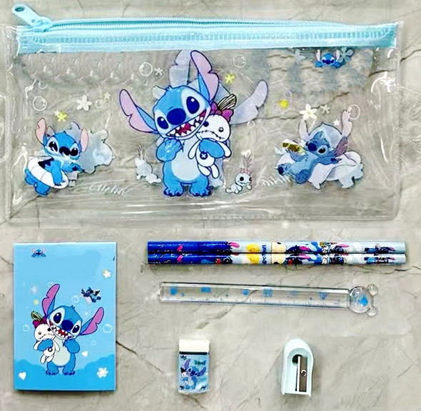 Kids' 6 Pc Novelty Stationery Set In A Pouch .70 each