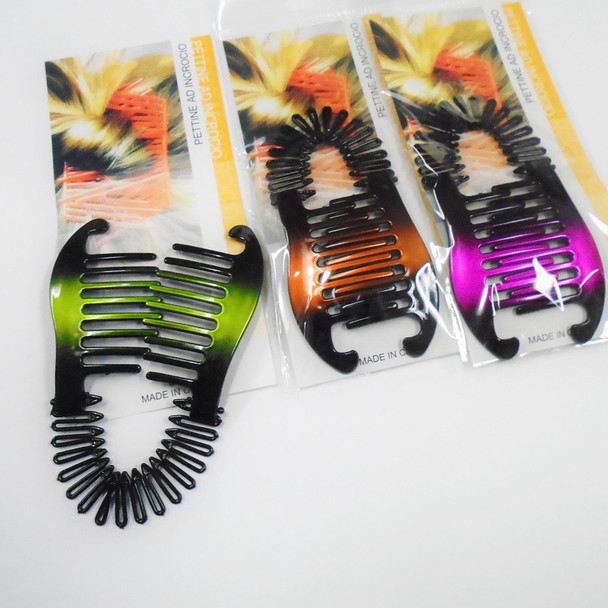  Asst Color Flex /Bandana Jaw Combs .58 each 