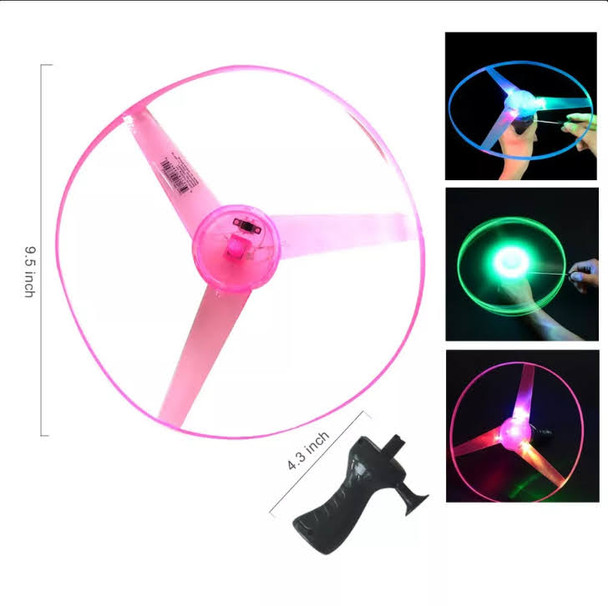 9.5" Flashing Flying Copter Pink/Blue/Green Colors 12 per pack  $ 1.25 each 