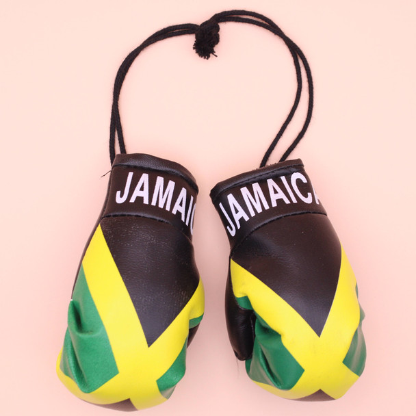 Pair of 4" Boxing Glove Country Hangers Jamaica 6 prs per pk $ 1.70 ea set