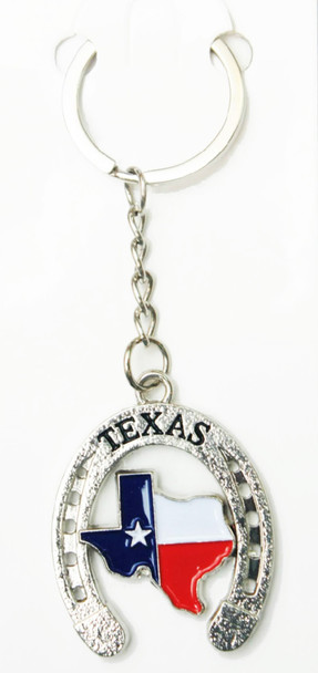 Texas Horseshoe Key Chain .62 Each