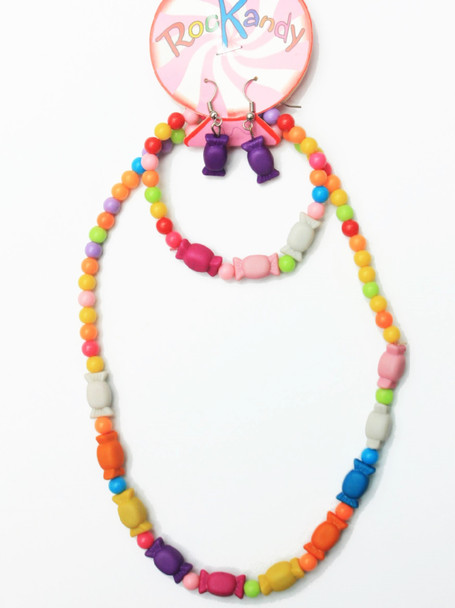 Kids Candy Necklace/Bracelet/Earring Set .60 Each Set