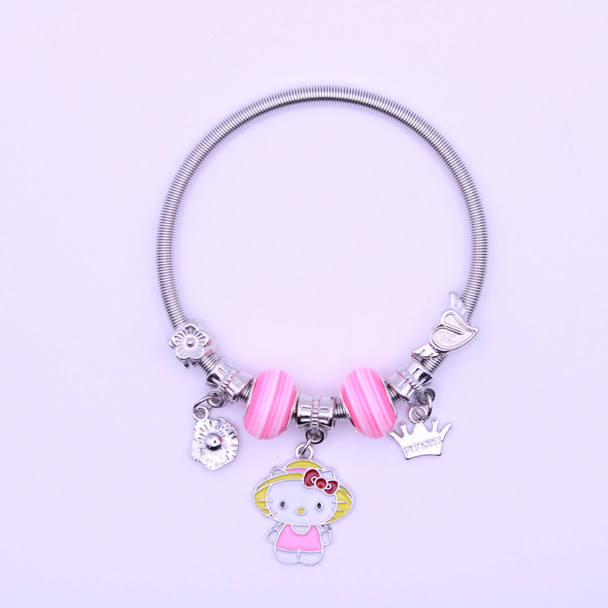 Novelty Cute Silver Spring Style Bracelet  .62 ea