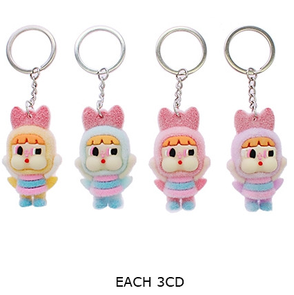4.3" Furry Crying Baby Keychain .68 each