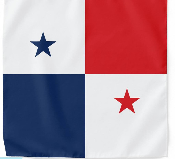 21" Panama Flag Square Cotton Bandana .68 ea