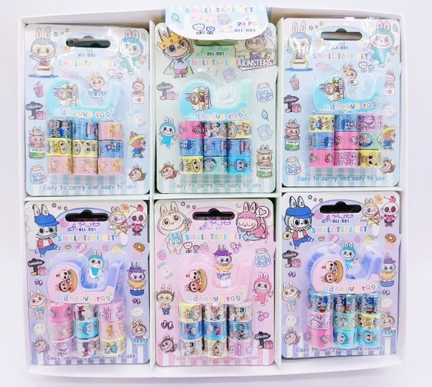 Cute Monster Small Tape Dispenser Kit 24 pcs per display box .75 each