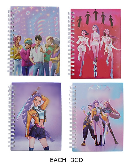 5.5"x4.9" Novelty Notebook 12 per pk (1492) .68 each