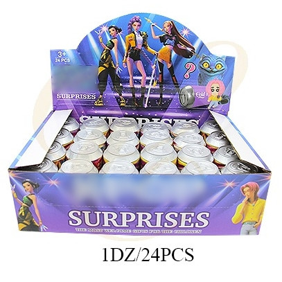 2.5" Novelty Stickers & Figurine Mystery Pack 24 pcs per display box (2576) .75 each