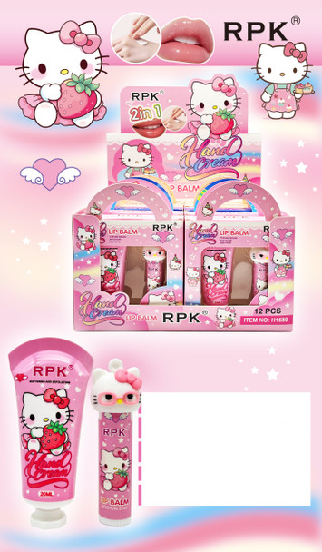 Novelty Moisturizing Gift Duo Hand Cream & Lip Balm Set $1.00 each set