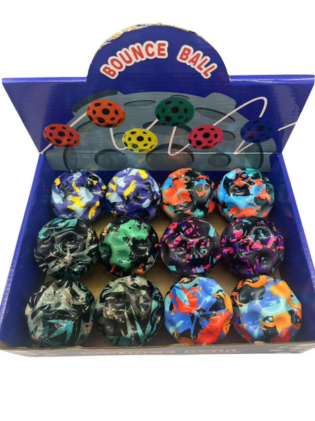Splatter Print High Bouncing Space Moon Ball .75 each
