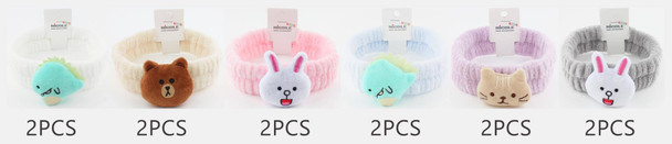 Kids Animal Plush Spa Headband .68 each