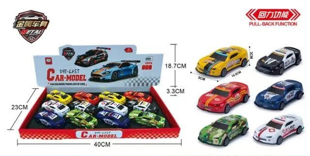 4.1" Die-Cast Pull-Back Sports Cars 12 pcs per display .75 each