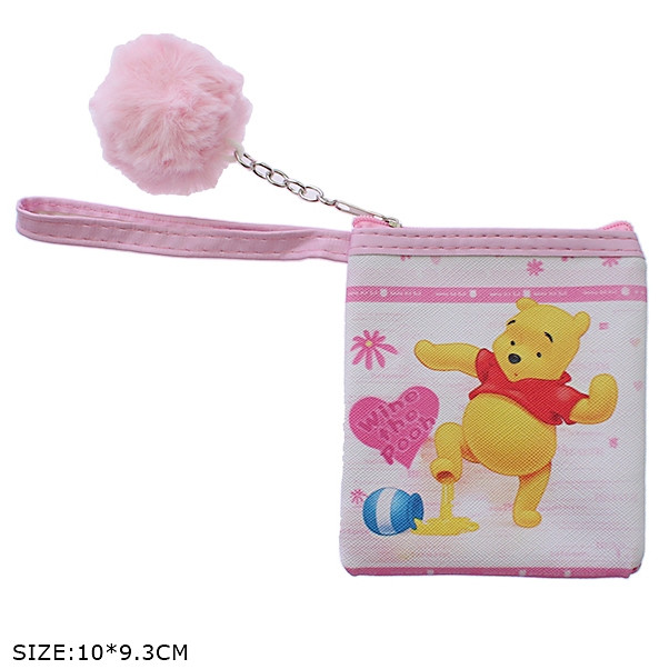 4.3" Novelty Wristlet Pouch with Pom-Pom Keychain (0708) .68 each