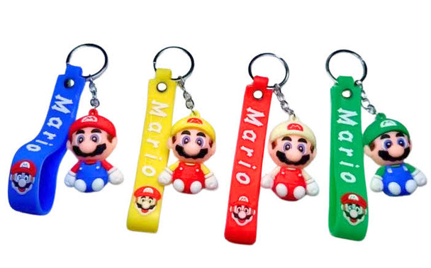 Novelty 3 in 1 Strap Keychain Asst Colors (9946) .68 each