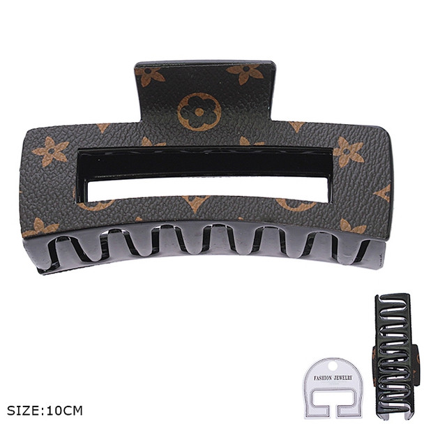 3.9" Hi Fashion Rectangular Hair Claw Clip .68 each