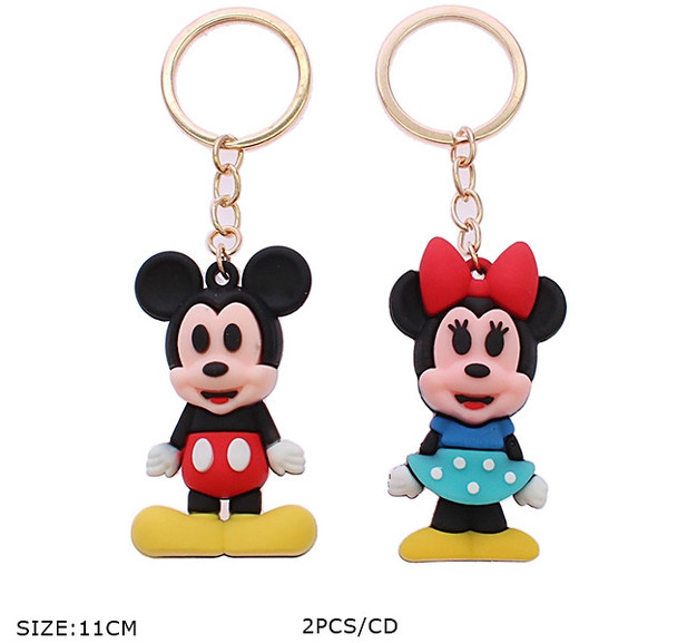 2 Pc Set Mouse Friendship Keychain .68 each set