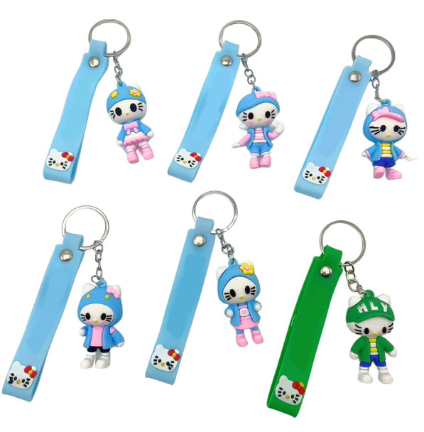 3 in 1 Strap Asst Novelty Keychain (10187) .68 each