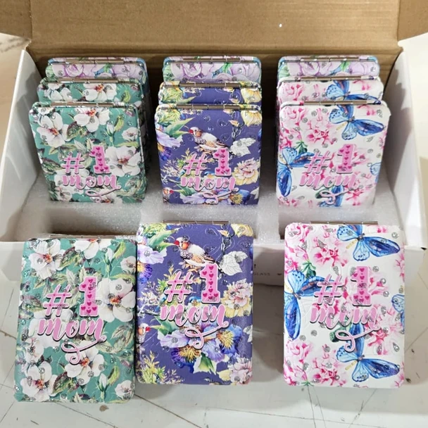 3.25" #1 MOM Double Sided Compact Mirror $1.50 each