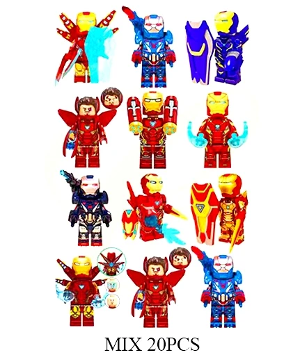 Mini Brick Figure Set Mystery Packs 20 pcs pk (2541) .45 each