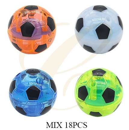 Flashing Soccer Spinner Toy 18 pcs per display box $1.25 each