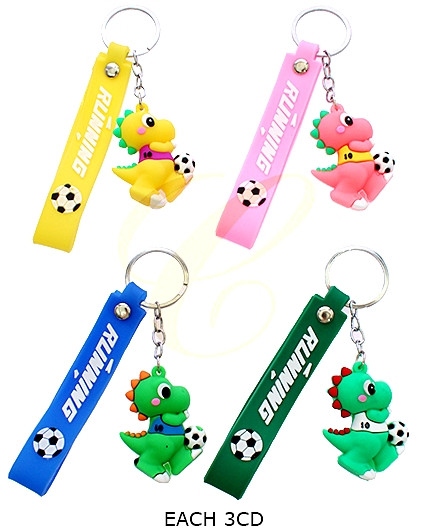 Dinosaur 3 in 1 Strap Keychain .68 each