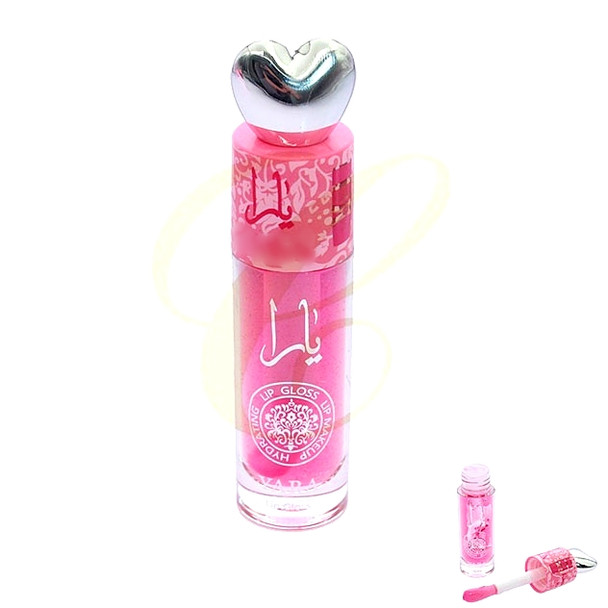 Silver Heart Topper Lip Oil 24 pcs per display box .81 each