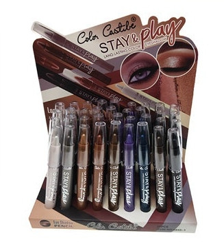 Stay & Play Eyeshadow Crayon 36 pcs per display box .66 each