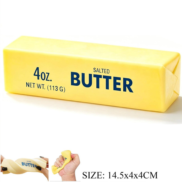 5.1" Butter Stick Squishy Toy  12 pcs per display box $3.00 each