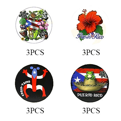 Puerto Rico Compact Mirror 12 pcs per display box (0743) .68 each