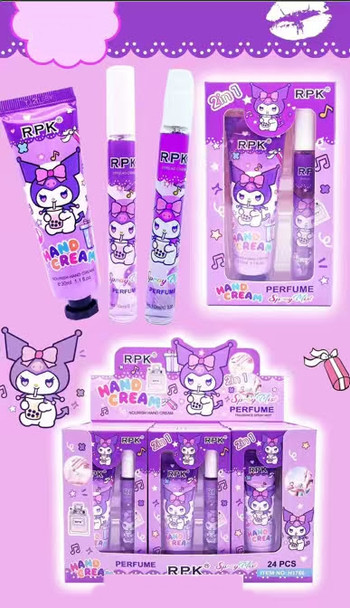 2-in-1 Novelty 30ml Hand Cream + Perfume Spray Set 12 sets per display box $1.50 each set