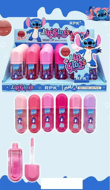 Novelty Lip Gloss 24 pcs per display box .75 each