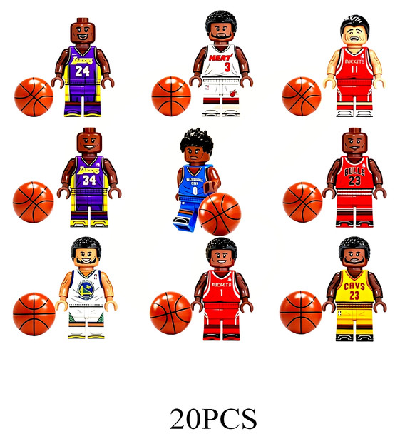 Mini Brick Figure Set Mystery Packs 20 pcs pk (2761) .45 each