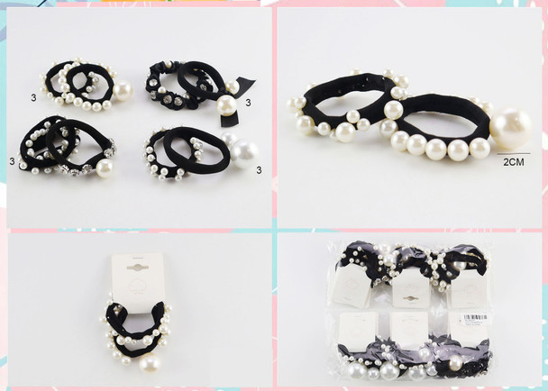 2 Pc Set Pearl Hair Tie .70 each set