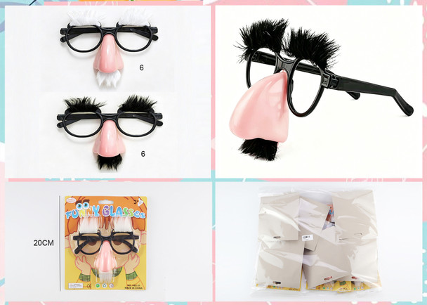 Funny Disguise Glasses .75 each