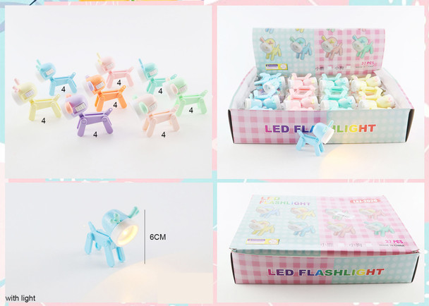 Animal LED Flashlight 32 pcs per display box .28 each