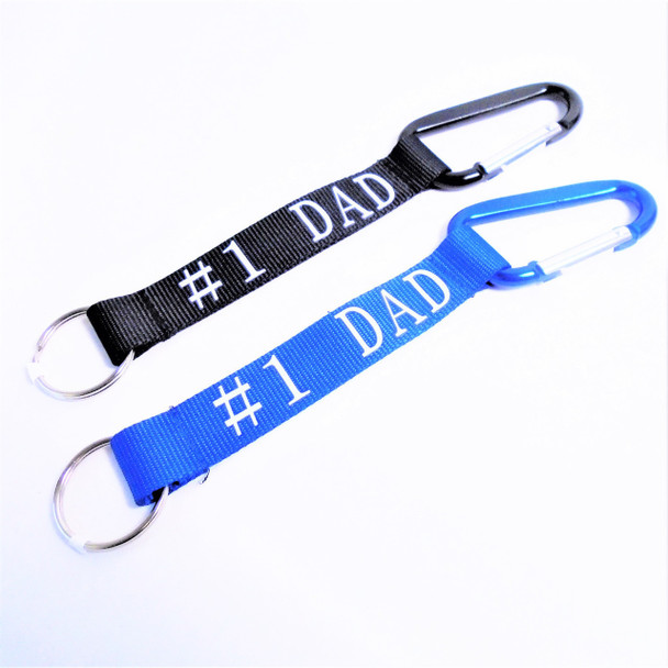 7.5"  # 1 DAD Strap Keychain w/ Clip 12 per pk 2 colors .70 each