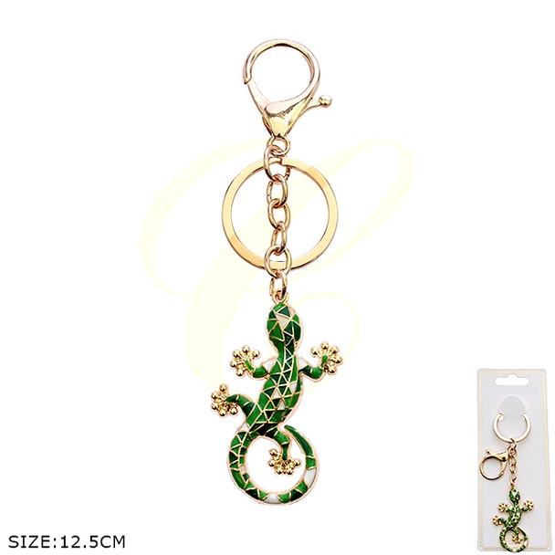 4.9" Gecko Enamel Keychain .70 each