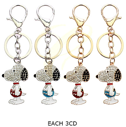 4.5" Novelty Rhinestone Keychain .70 each